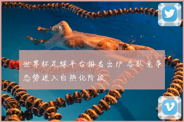 世界杯足球平台排名出炉 各队竞争态势进入白热化阶段